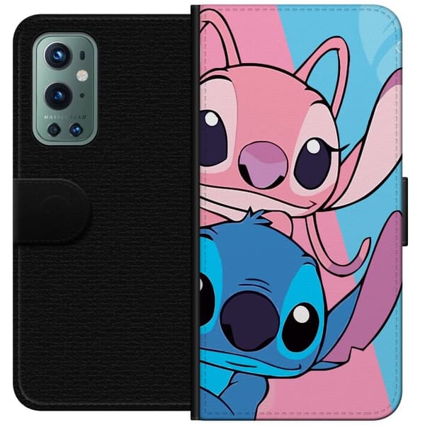 OnePlus 9 Pro Tegnebogsetui Stitch & Angel