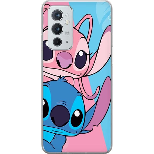 OnePlus 9RT 5G Genomskinligt Skal Stitch & Angel