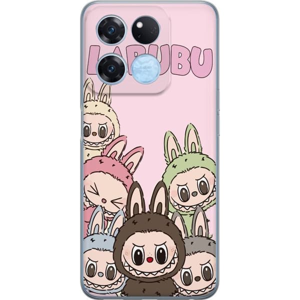 OnePlus Ace Racing Läpinäkyvä kuori Labubu Classics