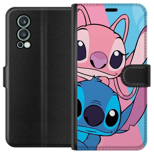 OnePlus Nord 2 5G Lommeboketui Stitch & Angel