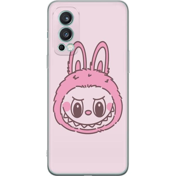 OnePlus Nord 2 5G Gjennomsiktig deksel Labubu Dyrekretsbunnyutgave