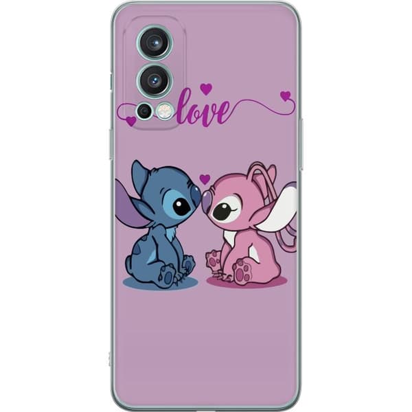 OnePlus Nord 2 5G Gjennomsiktig deksel Lilo & Stitch – Angel Edition