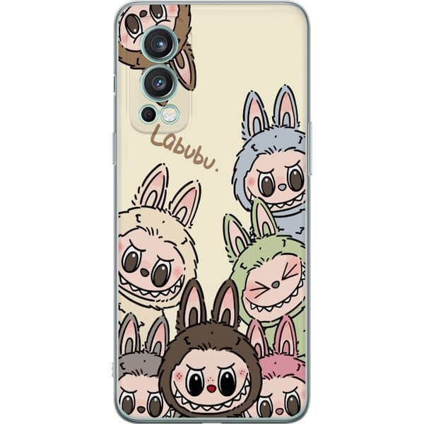 OnePlus Nord 2 5G Genomskinligt Skal Labubu Pastel Collection