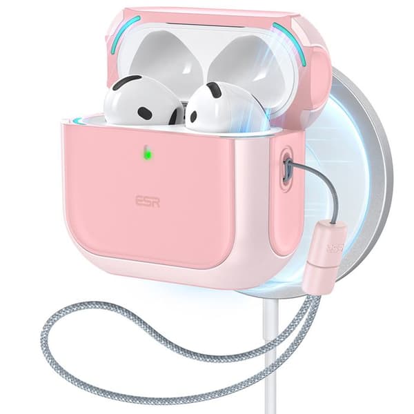 Coque för Apple AirPods 4 - ESR Orbit Hybrid HaloLock - Rosa