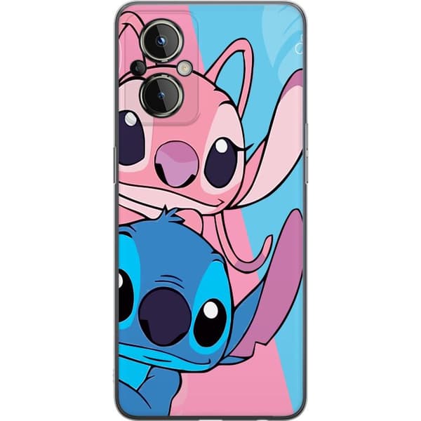 OnePlus Nord N20 5G Genomskinligt Skal Stitch & Angel