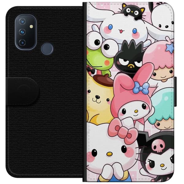 OnePlus Nord N100 Tegnebogsetui Kawaii Sanrio Crew