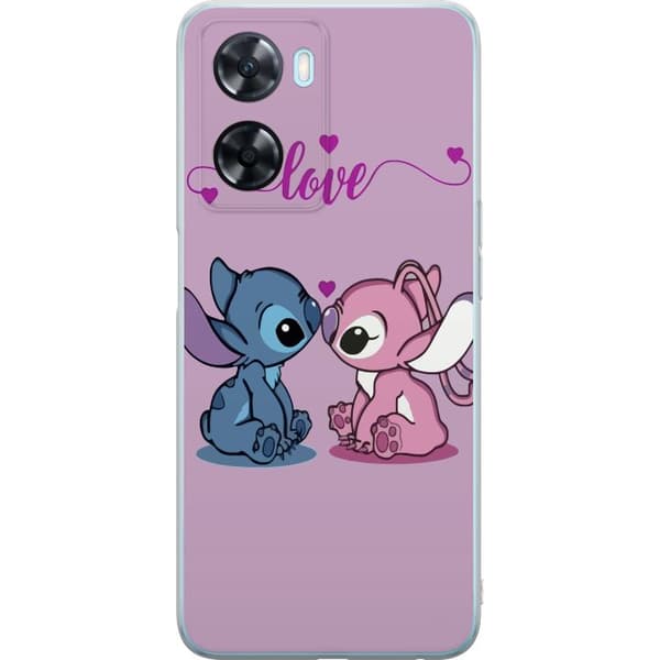 OnePlus Nord N20 SE Genomskinligt Skal Lilo & Stitch – Angel Edition