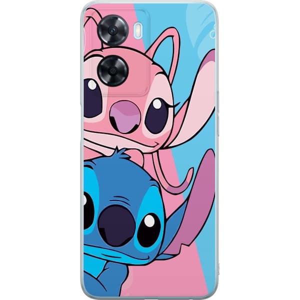 OnePlus Nord N20 SE Genomskinligt Skal Stitch & Angel