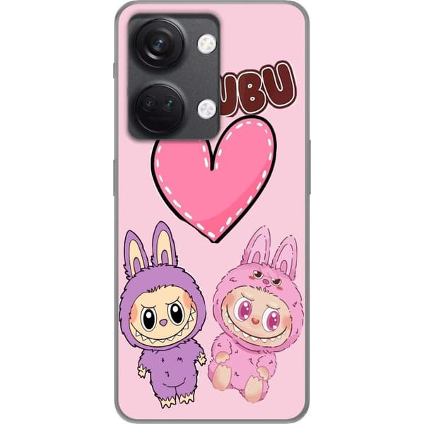 OnePlus Nord 3 Gennemsigtig cover Labubu Pink Monster