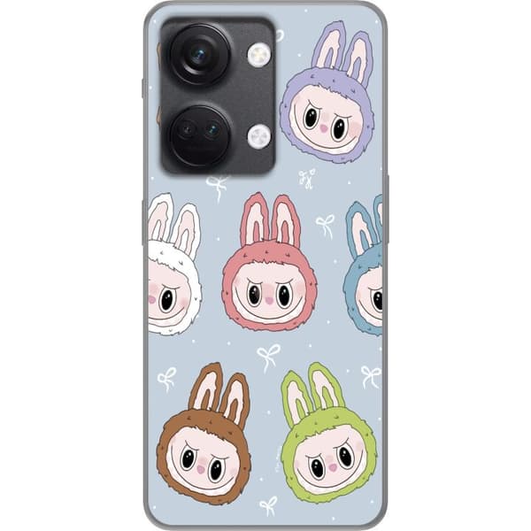 OnePlus Nord 3 Gennemsigtig cover Pastel Labubu