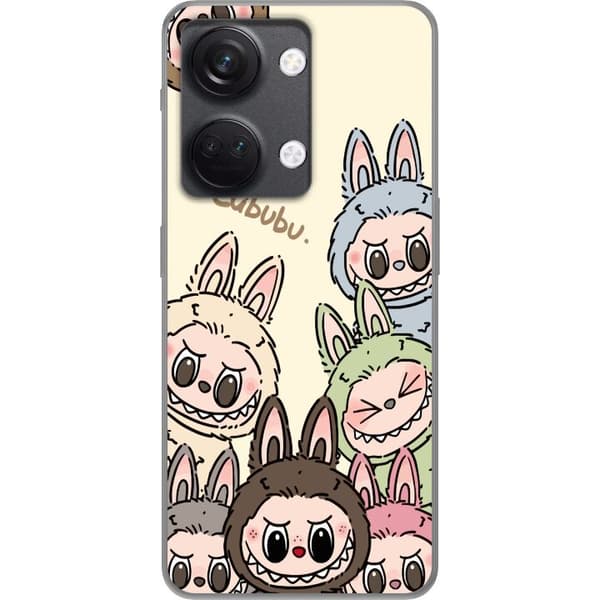 OnePlus Nord 3 Gjennomsiktig deksel Labubu Pastel Collection