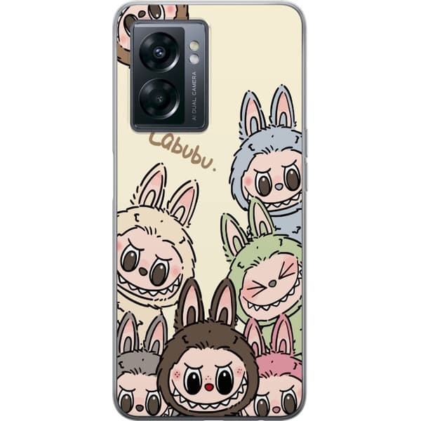 OnePlus Nord N300 Genomskinligt Skal Labubu Pastel Collection