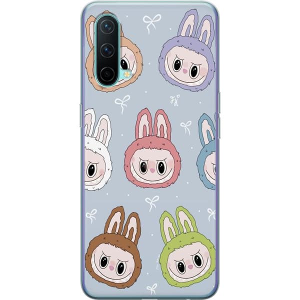 OnePlus Nord CE 5G Läpinäkyvä kuori Pastel Labubu