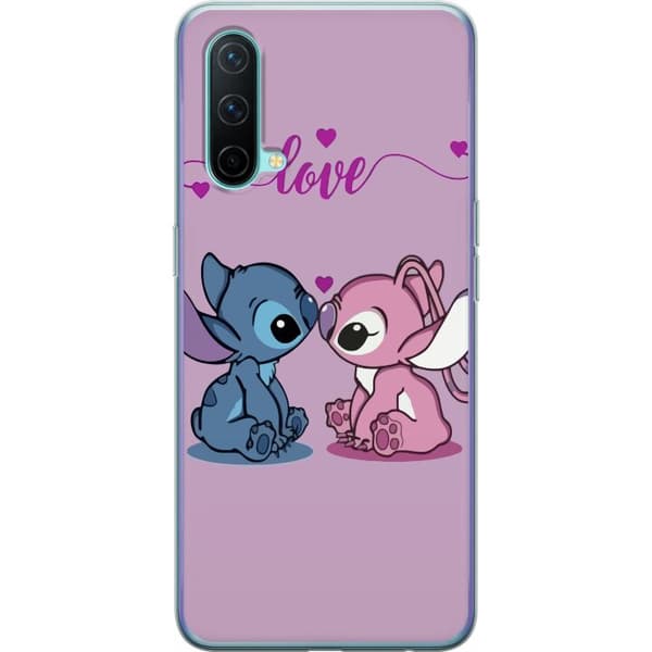 OnePlus Nord CE 5G Genomskinligt Skal Lilo & Stitch – Angel Edition