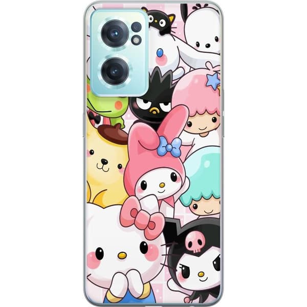 OnePlus Nord CE 2 5G Läpinäkyvä kuori Kawaii Sanrio Crew