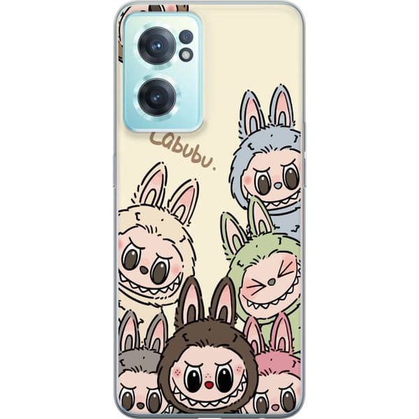 OnePlus Nord CE 2 5G Läpinäkyvä kuori Labubu Pastel Collection