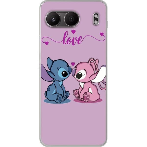 OnePlus Nord 4 Gennemsigtig cover Lilo & Stitch – Angel Edition