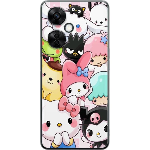 OnePlus Nord CE3 Gjennomsiktig deksel Kawaii Sanrio Crew