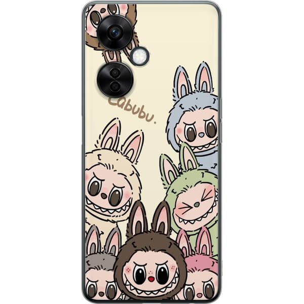 OnePlus Nord CE3 Läpinäkyvä kuori Labubu Pastel Collection