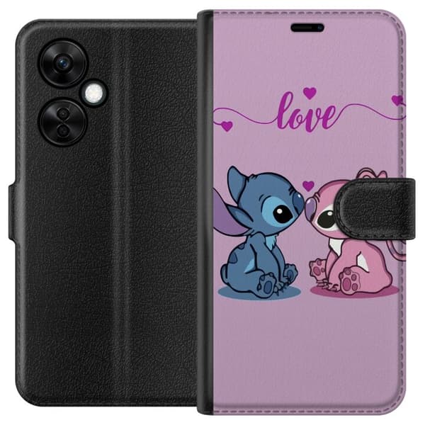OnePlus Nord CE3 Lompakkokotelo Lilo & Stitch – Angel Edition