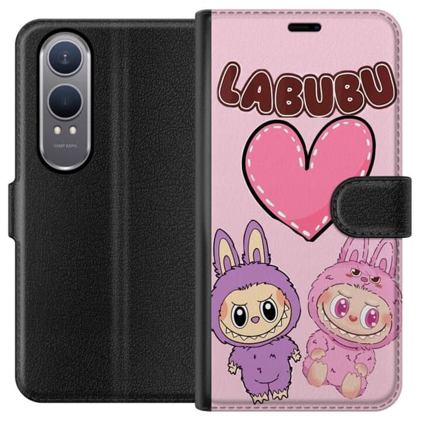 OnePlus Nord CE4 Lite Plånboksfodral Labubu Pink Monster