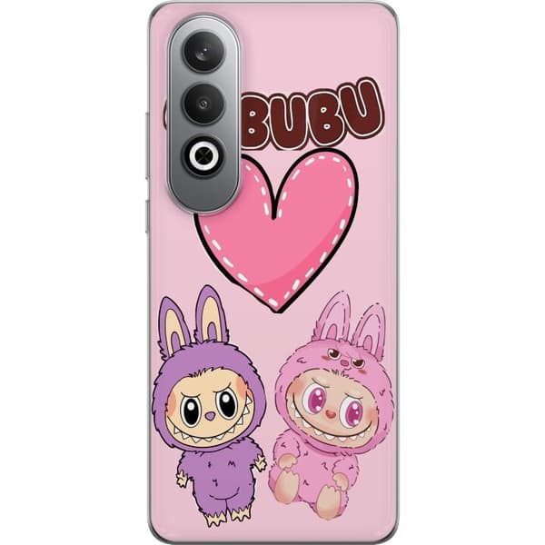OnePlus Nord CE4 Gennemsigtig cover Labubu Pink Monster