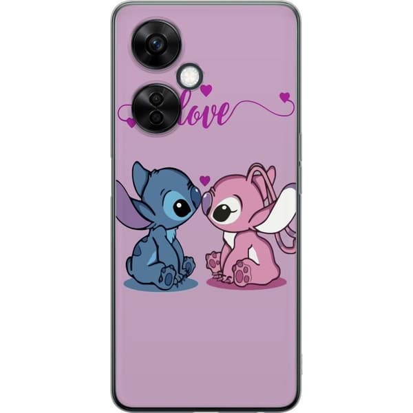 OnePlus Nord CE 3 Lite Gjennomsiktig deksel Lilo & Stitch – Angel Edition