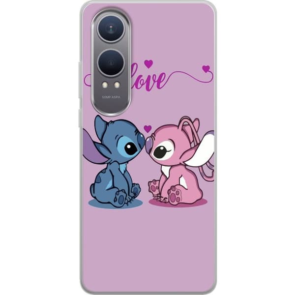 OnePlus Nord CE4 Lite Gennemsigtig cover Lilo & Stitch – Angel Edition