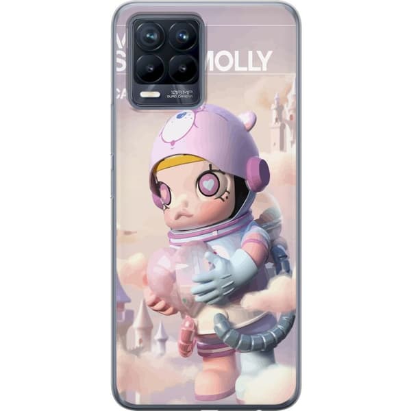 Realme 8 Gennemsigtig cover Mega Space Molly Care Bears Series - Share Bear Edition