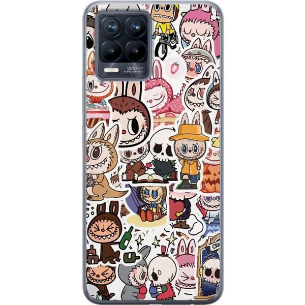 Realme 8 Gennemsigtig cover Labubu All-Stars – POP MART Specialudgave