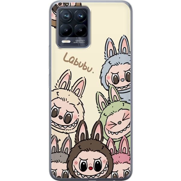 Realme 8 Gennemsigtig cover Labubu Pastel Collection