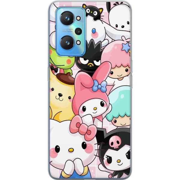 Realme GT Neo2 Genomskinligt Skal Kawaii Sanrio Crew