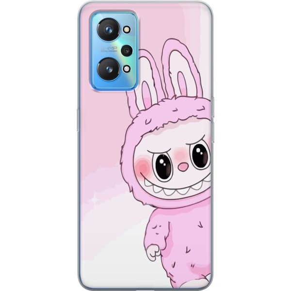 Realme GT Neo2 Gennemsigtig cover Labubu Kanin-serien