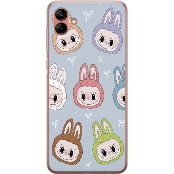 Samsung Galaxy A04 Läpinäkyvä kuori Pastel Labubu