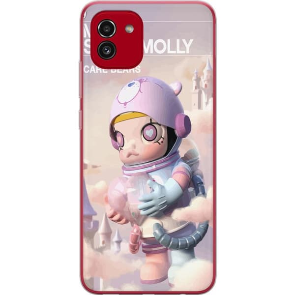 Samsung Galaxy A03 Gjennomsiktig deksel Mega Space Molly Care Bears Series - Share Bear Edition