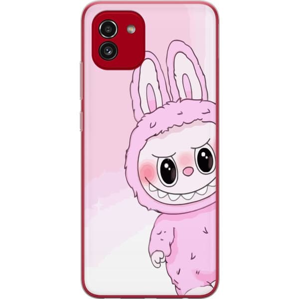 Samsung Galaxy A03 Läpinäkyvä kuori Labubu Jänis-sarja