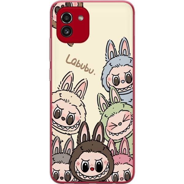 Samsung Galaxy A03 Läpinäkyvä kuori Labubu Pastel Collection