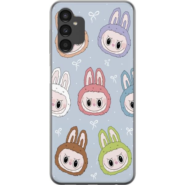 Samsung Galaxy A04s Läpinäkyvä kuori Pastel Labubu