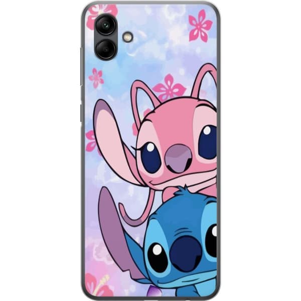 Samsung Galaxy A05 Läpinäkyvä kuori Stitch & Angel