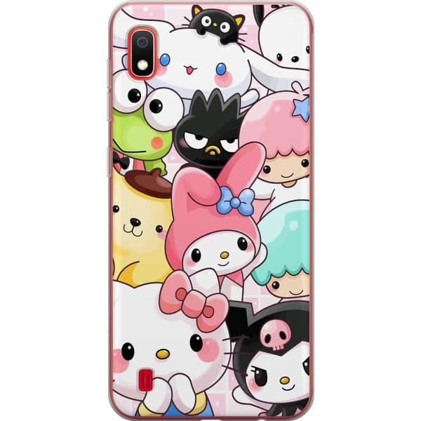 Samsung Galaxy A10 Läpinäkyvä kuori Kawaii Sanrio Crew