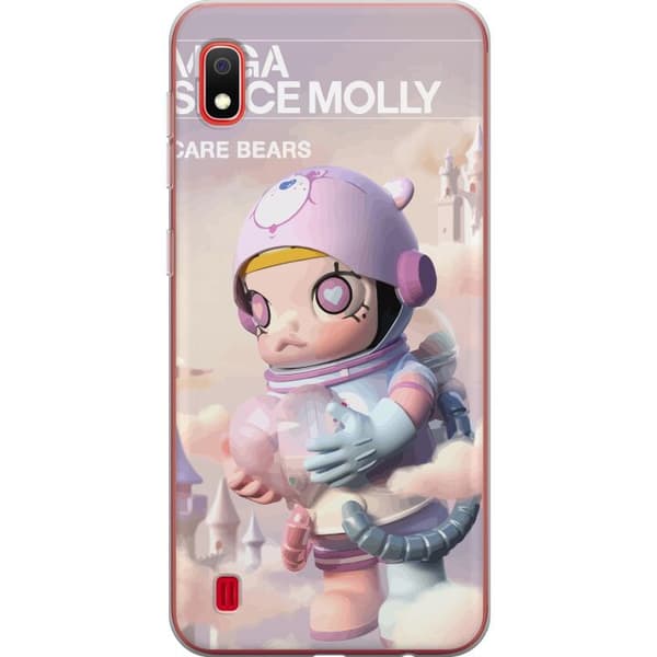 Samsung Galaxy A10 Gjennomsiktig deksel Mega Space Molly Care Bears Series - Share Bear Edition