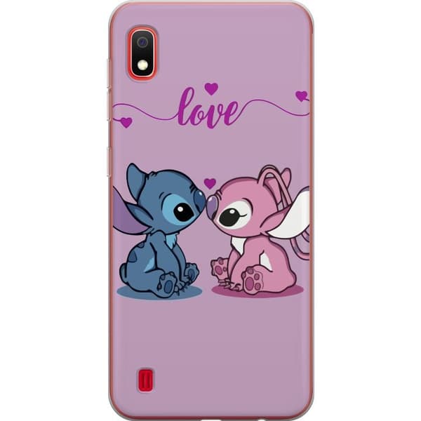 Samsung Galaxy A10 Gjennomsiktig deksel Lilo & Stitch – Angel Edition
