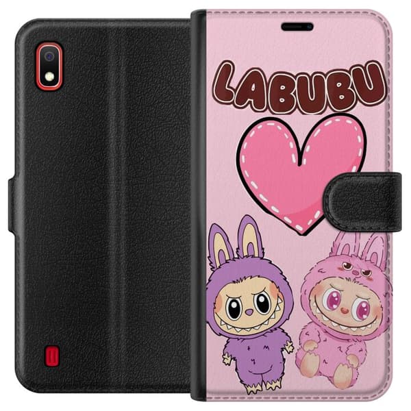 Samsung Galaxy A10 Lommeboketui Labubu Pink Monster