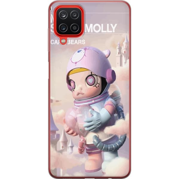 Samsung Galaxy A12 Gjennomsiktig deksel Mega Space Molly Care Bears Series - Share Bear Edition