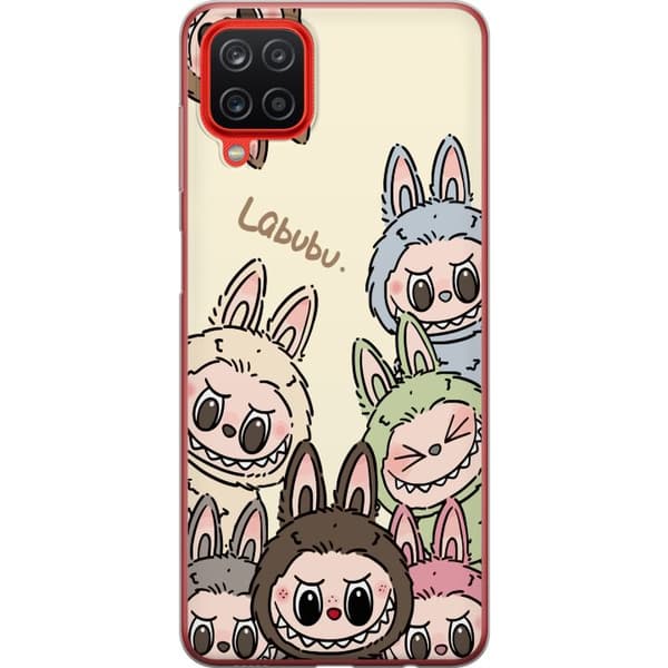 Samsung Galaxy A12 Gennemsigtig cover Labubu Pastel Collection