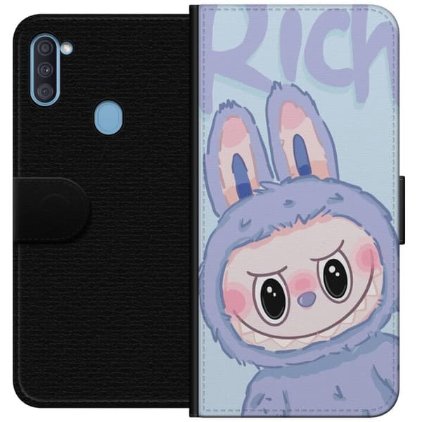 Samsung Galaxy A11 Lommeboketui Blå Kanin Labubu