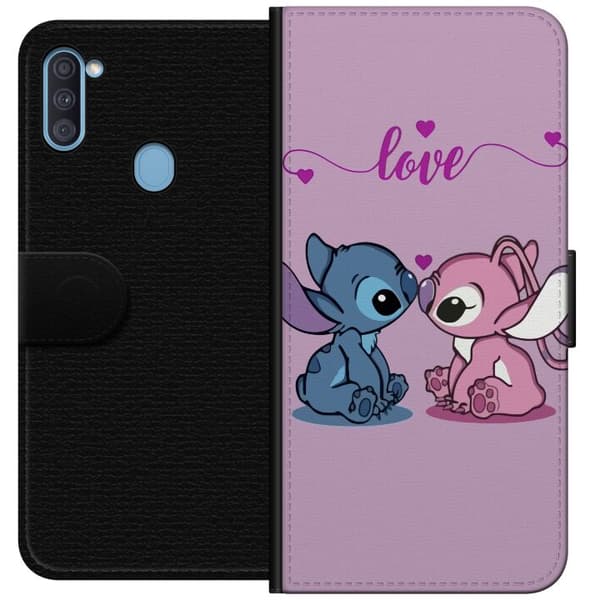 Samsung Galaxy A11 Lommeboketui Lilo & Stitch – Angel Edition