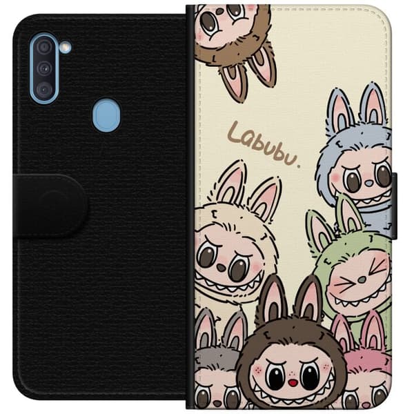 Samsung Galaxy A11 Tegnebogsetui Labubu Pastel Collection