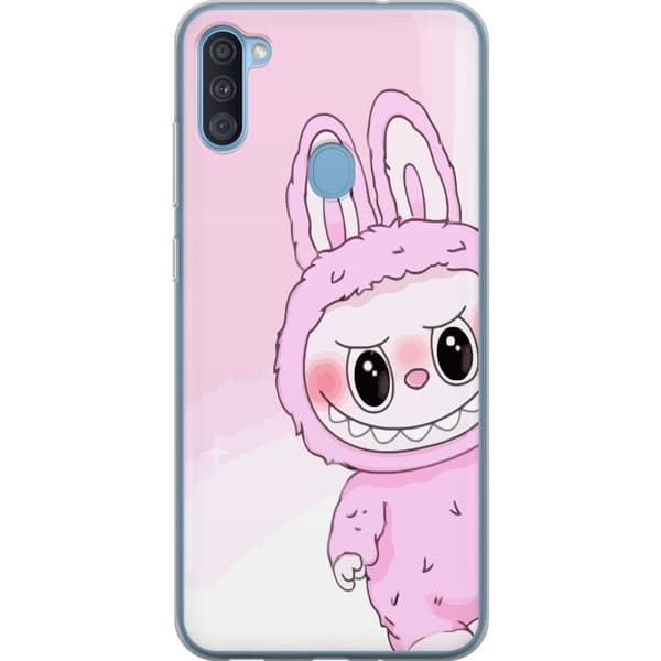 Samsung Galaxy A11 Läpinäkyvä kuori Labubu Jänis-sarja