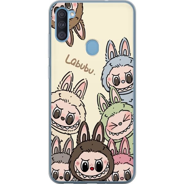 Samsung Galaxy A11 Läpinäkyvä kuori Labubu Pastel Collection
